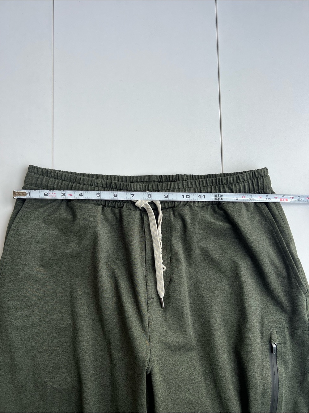 Vuori Sunday Performance Jogger Dark Olive Green Heather Athletic Lounge Pants - Picture 10 of 11